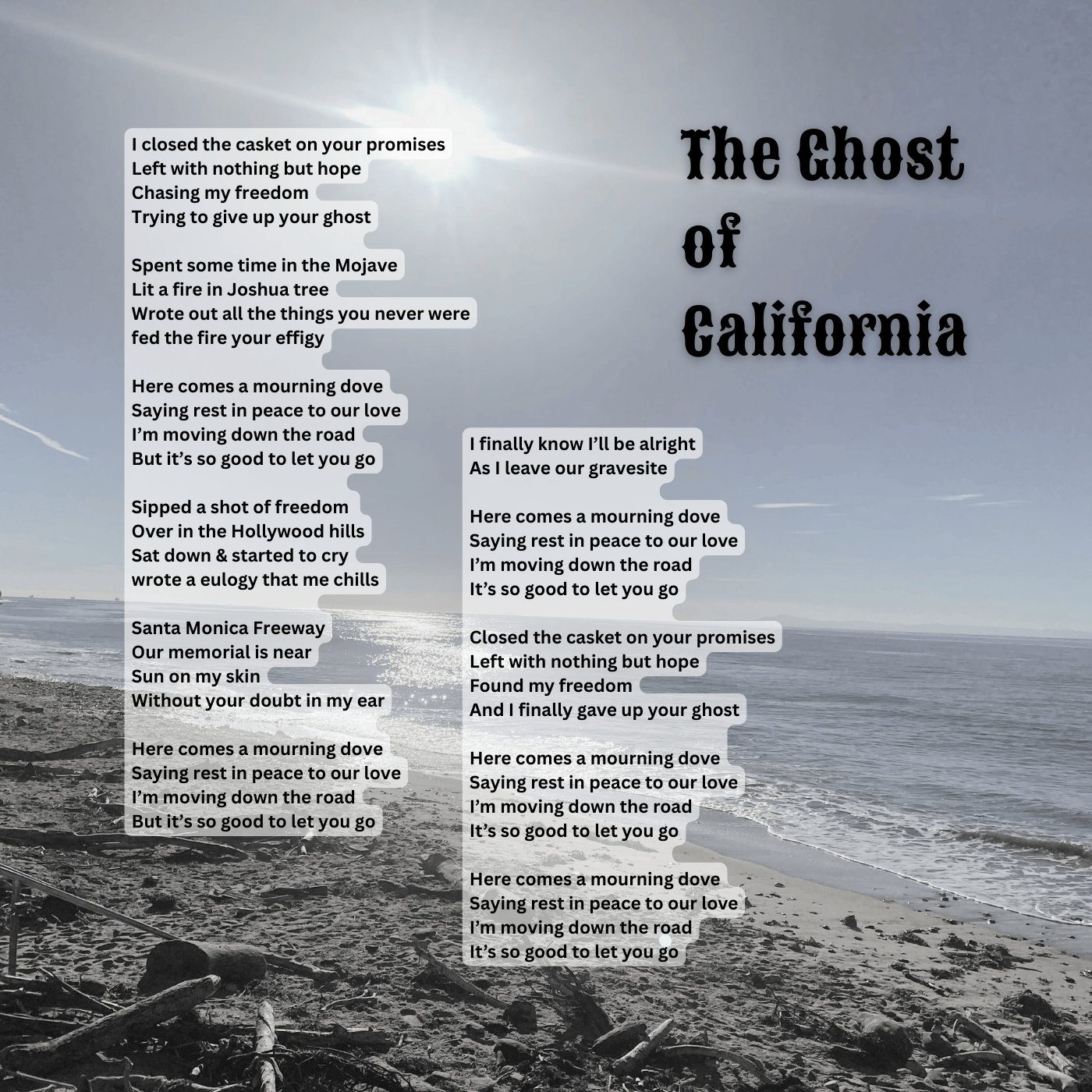 The Ghost of California lyrics